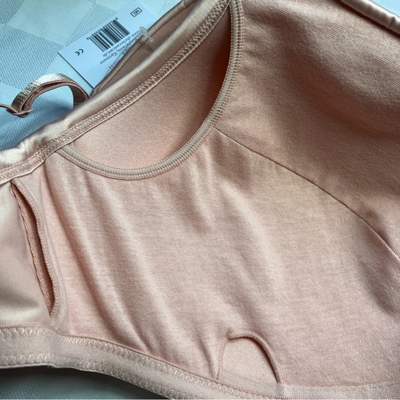 ABC Style 134 Rose Satin Trim T-Shirt Mastectomy Bra, 42B - Picture 8 of 13